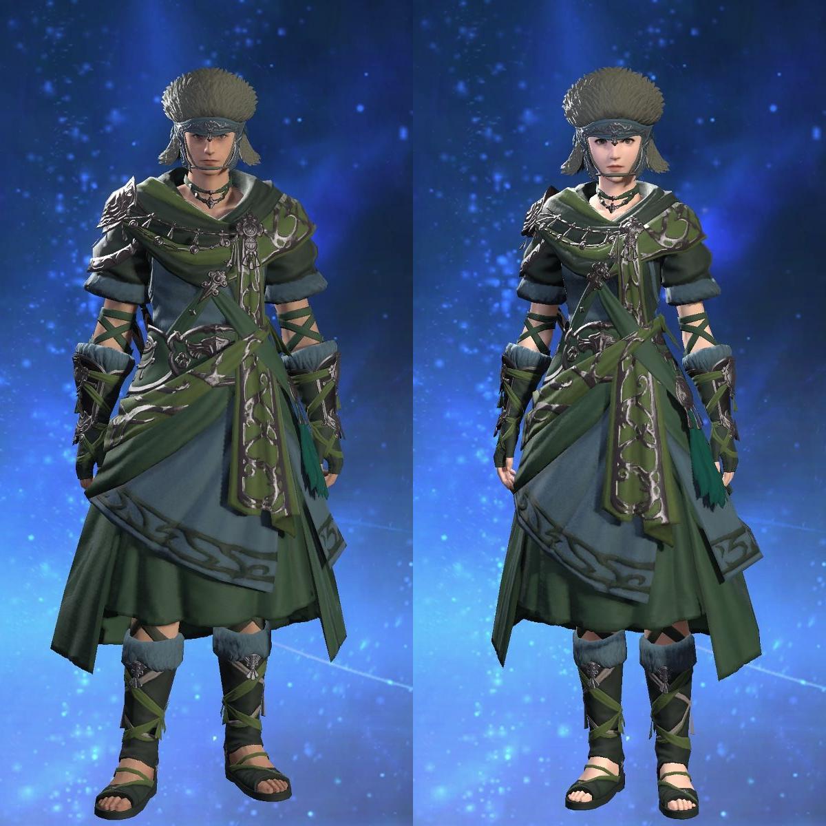 Snow Cotton Tunic of Scouting's gearset image.