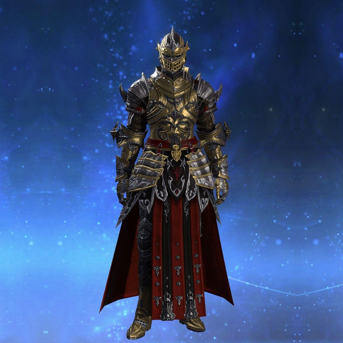 Ornate Archeo Kingdom Cuirass of Maiming's gearset image male.