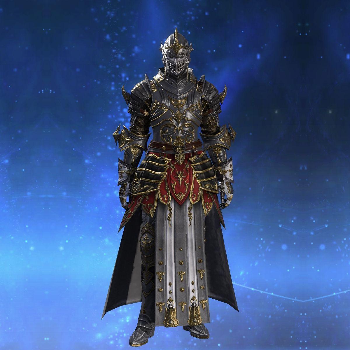 Ornate Archeo Kingdom Cuirass of Fending's gearset image male.