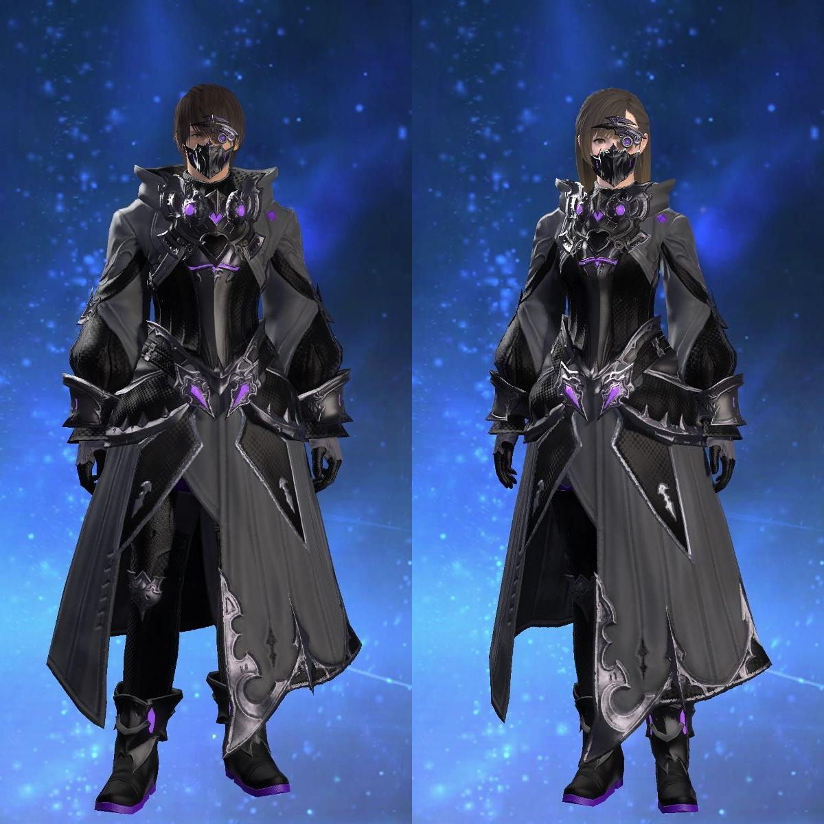 カザナル・キャスターアタイア's gearset image.