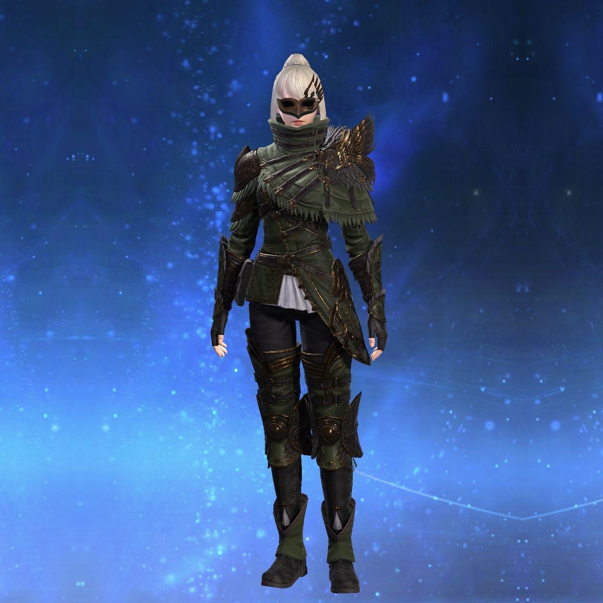 ケーツハリー・レンジャーアタイアRE's gearset image female model.
