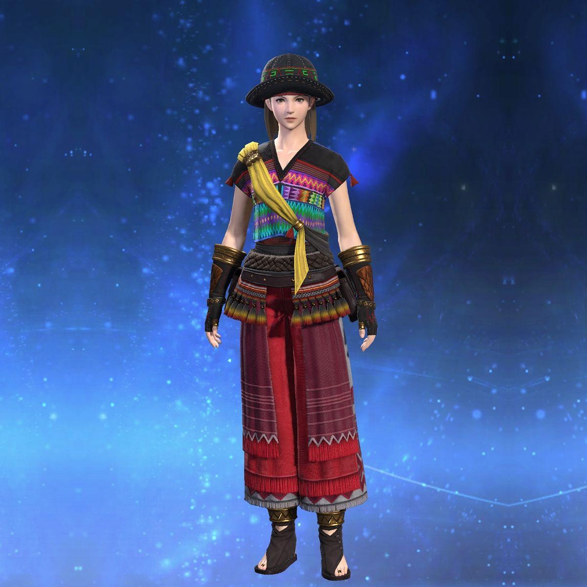 サンダーヤードシルク・ギャザラーアタイア's gearset image female.