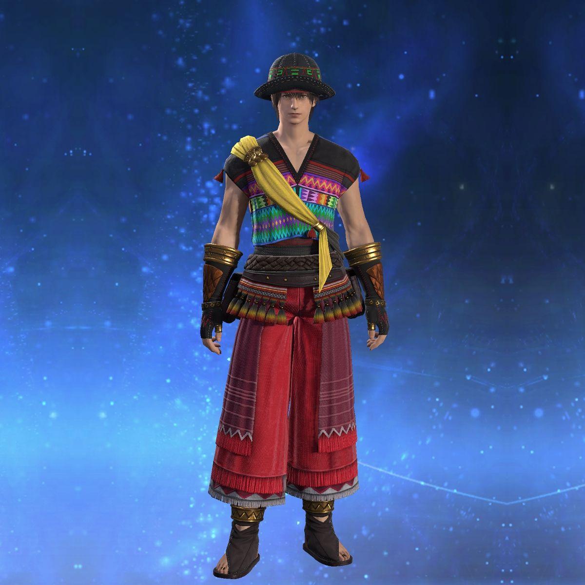 サンダーヤードシルク・ギャザラーアタイア's gearset image male.