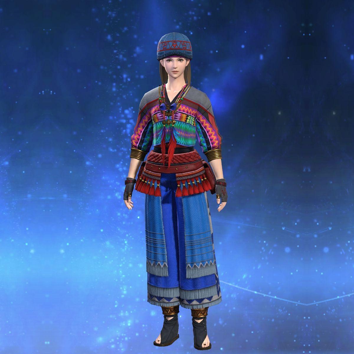 サンダーヤードシルク・クラフターアタイア's gearset image female.