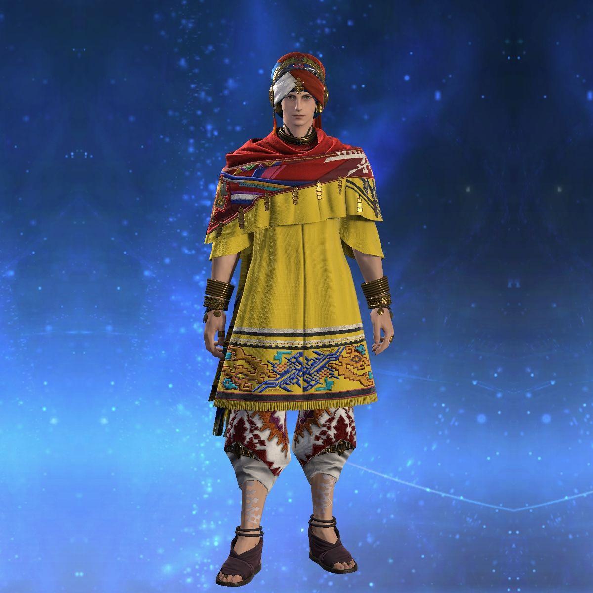 ゾーモー・ヒーラーアタイア's gearset image male.