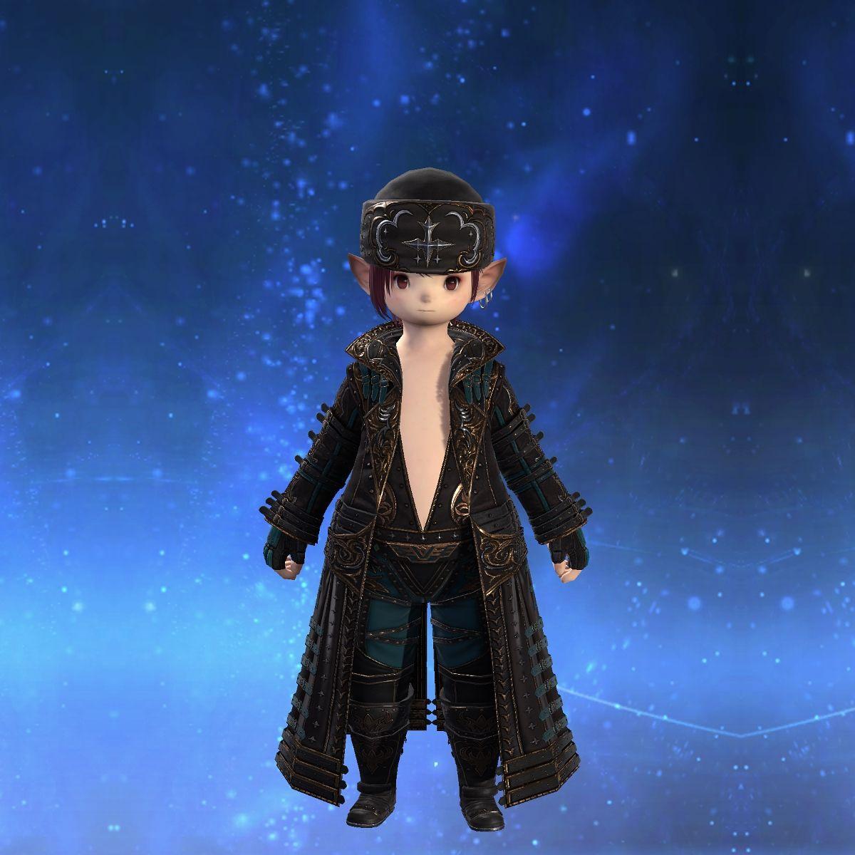 ダークホースチャンピオン・ディフェンダーアタイア's gearset image male model.