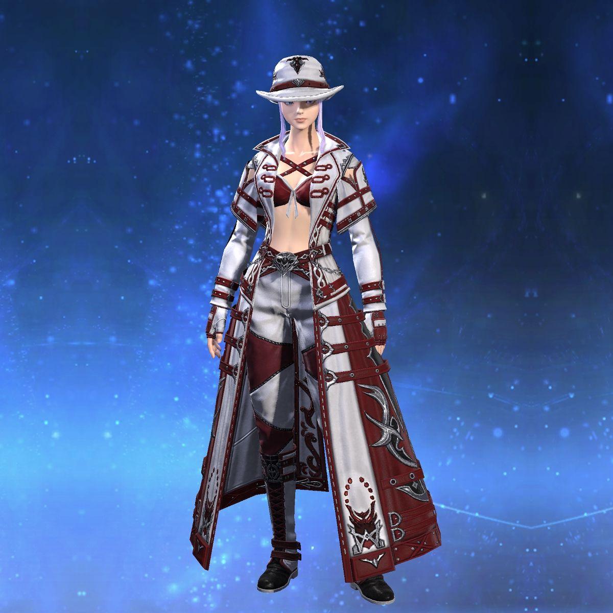 ダークホースチャンピオン・ヒーラーアタイア's gearset image female model.
