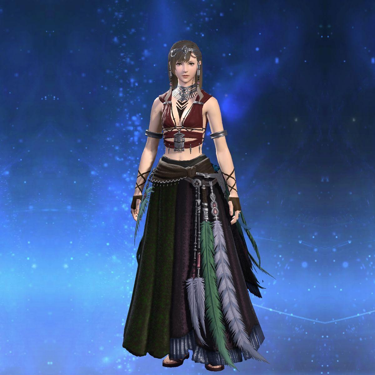 ダークマホガニー・キャスターアタイア's gearset image female.