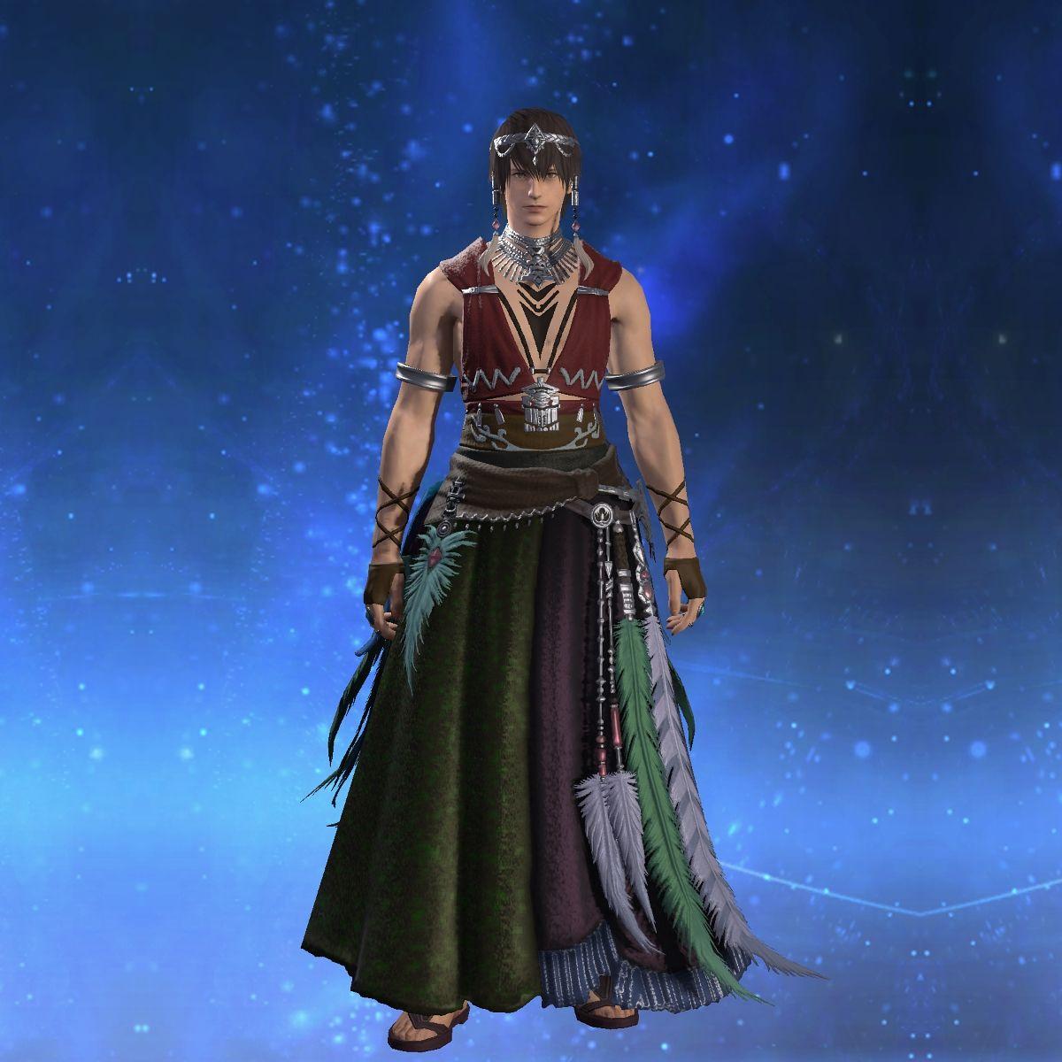 ダークマホガニー・キャスターアタイア's gearset image male.