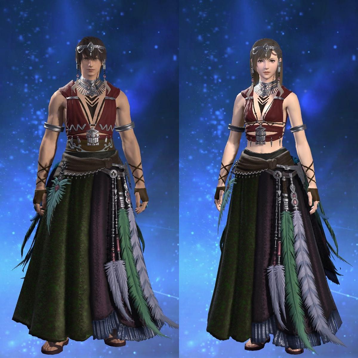 ダークマホガニー・キャスターアタイア's gearset image.