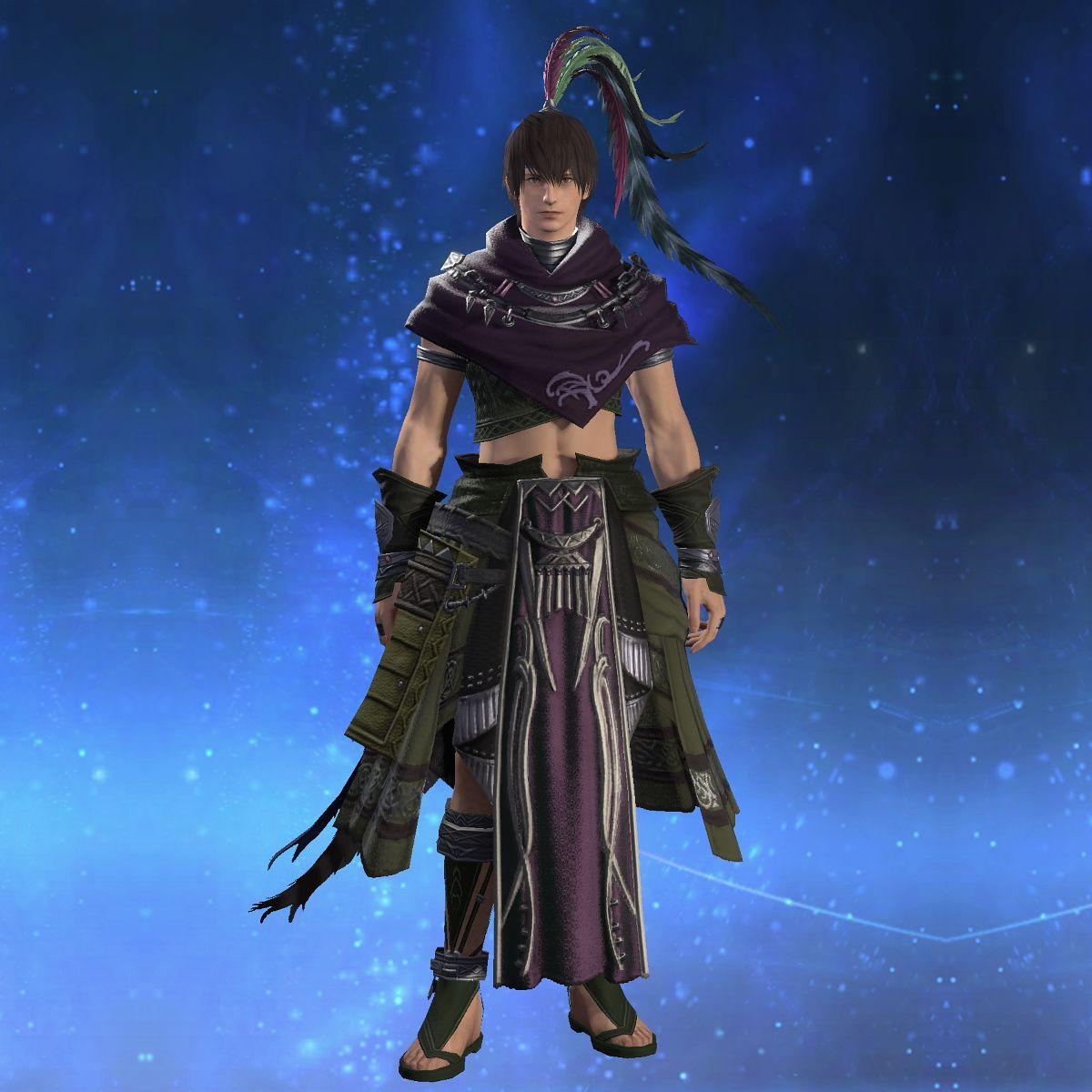 Sarcenet Chestwrap of Scouting's gearset image male.