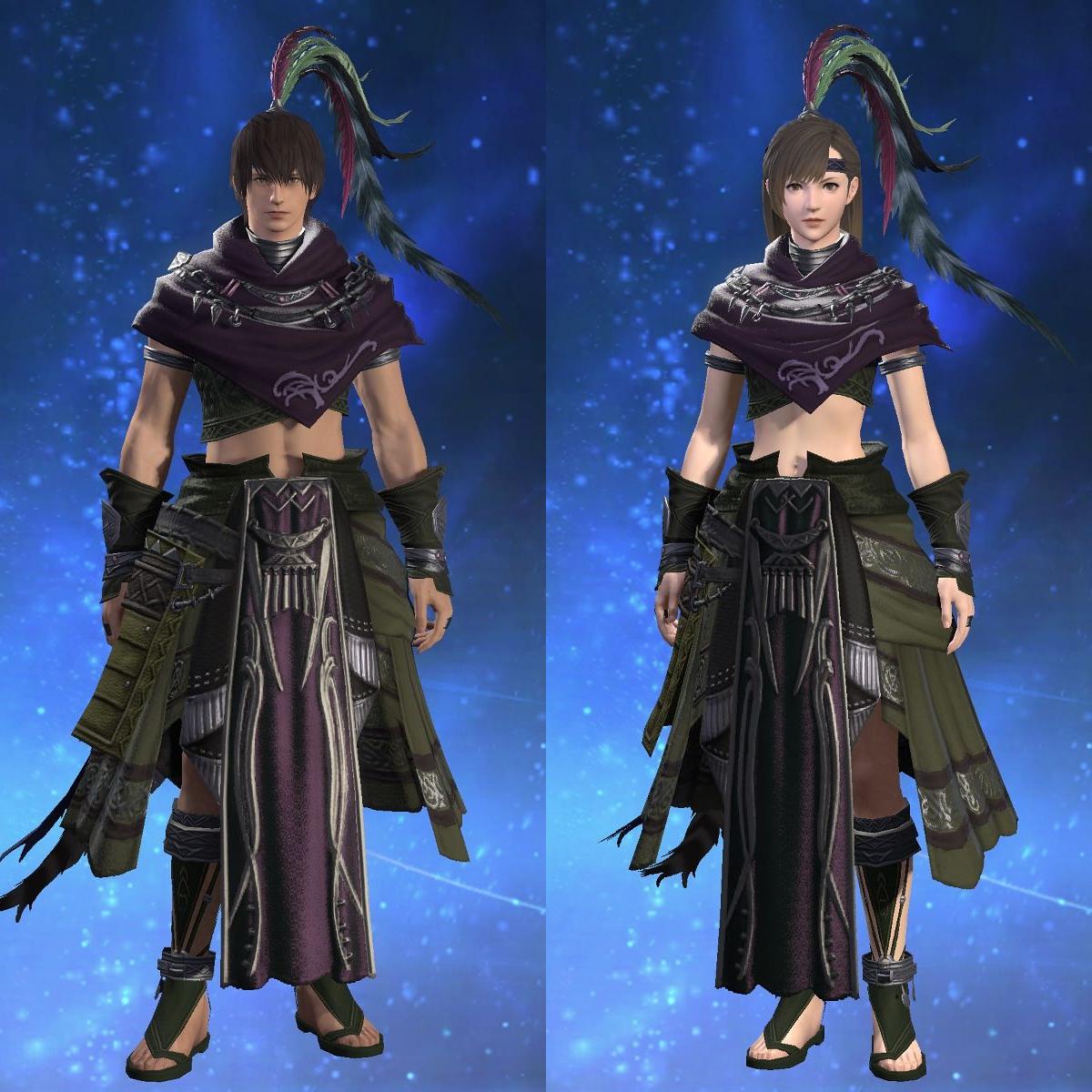 ダークマホガニー・スカウトアタイア's gearset image.