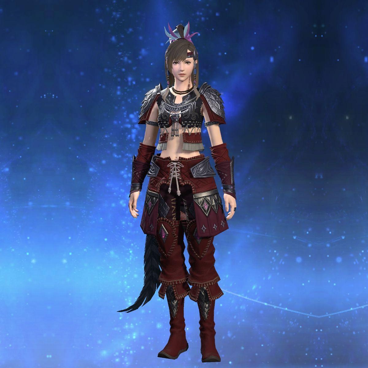 ダークマホガニー・ディフェンダーアタイア's gearset image female.