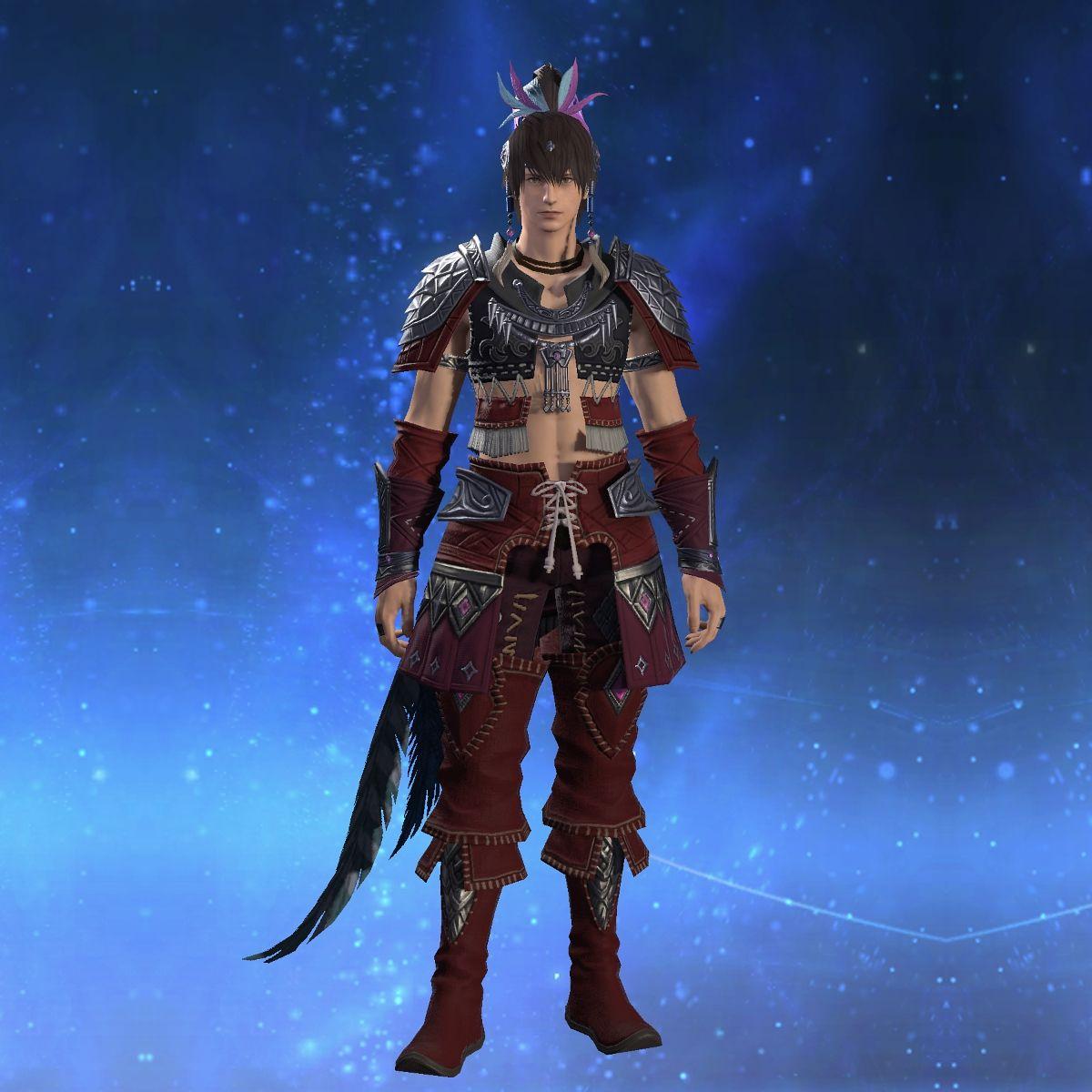 ダークマホガニー・ディフェンダーアタイア's gearset image male.