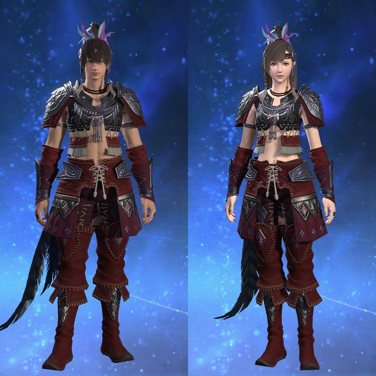 ダークマホガニー・ディフェンダーアタイア's gearset image.