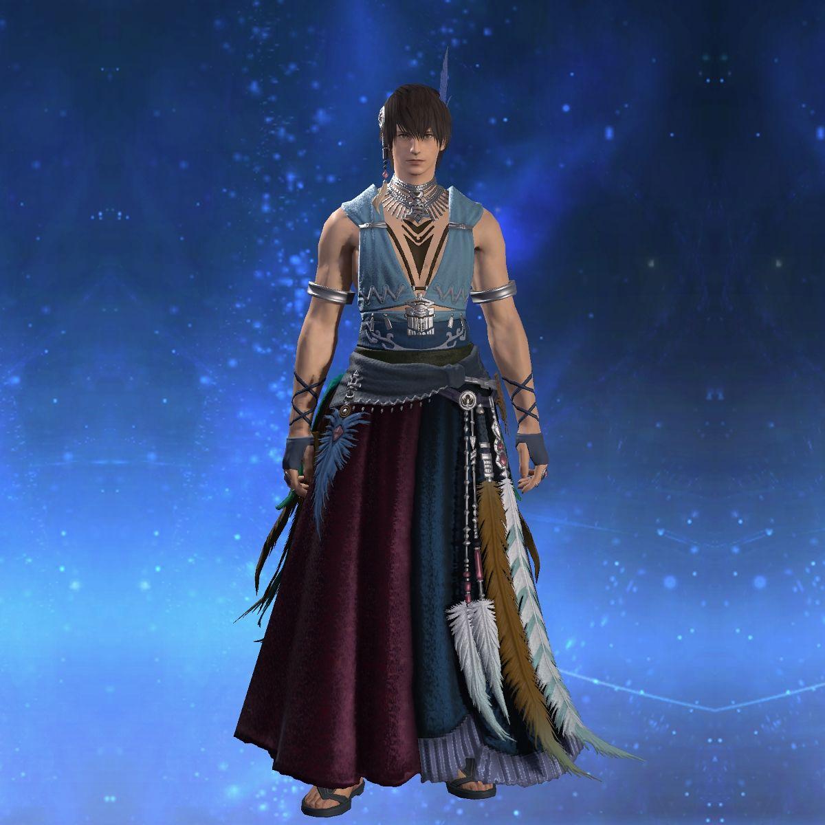 ダークマホガニー・ヒーラーアタイア's gearset image male.