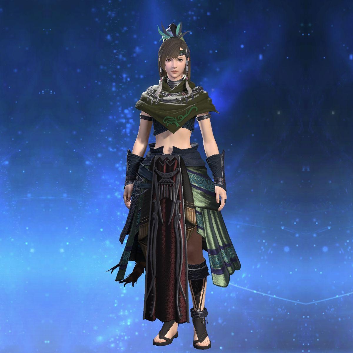 ダークマホガニー・レンジャーアタイア's gearset image female.