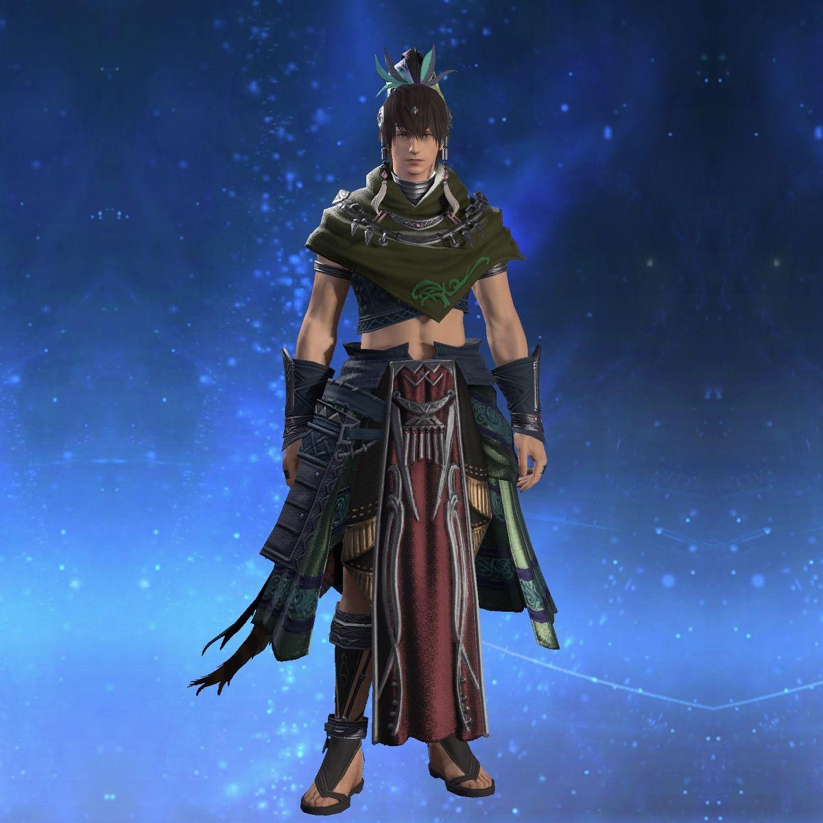ダークマホガニー・レンジャーアタイア's gearset image male.