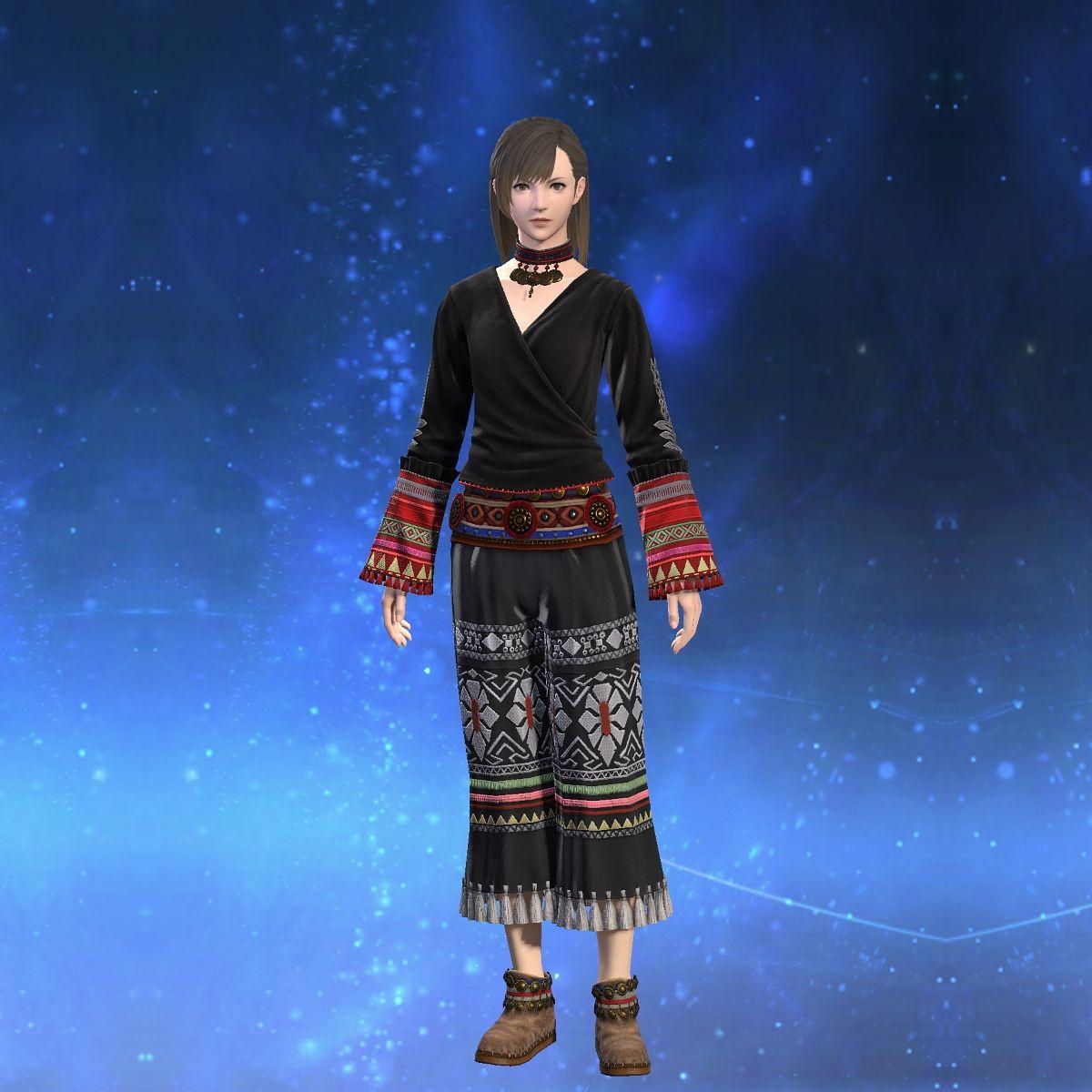 Turali Traveler's Shirt's gearset image female.