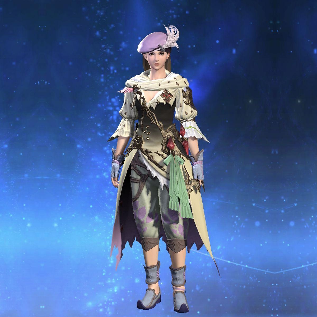 Painter's Tabard's gearset image female.