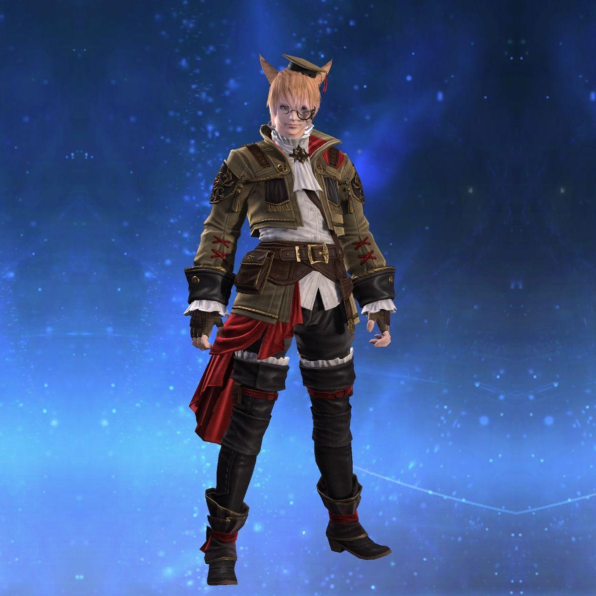 Pedagogy Gown's gearset image male model.