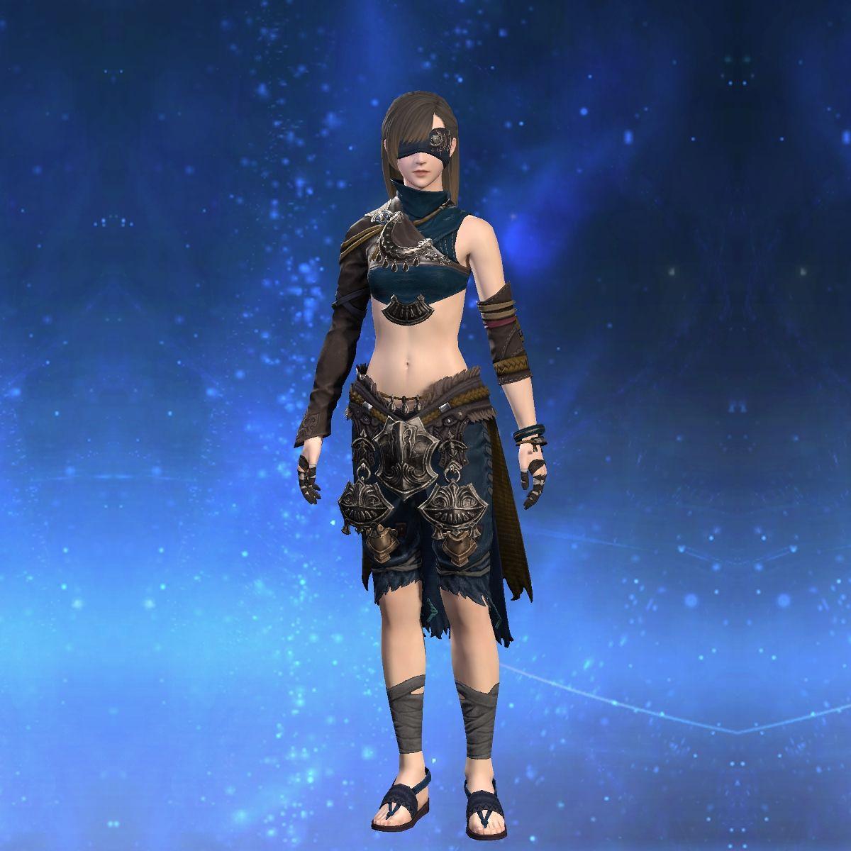 Riversbreath Chestwrap of Casting's gearset image female.
