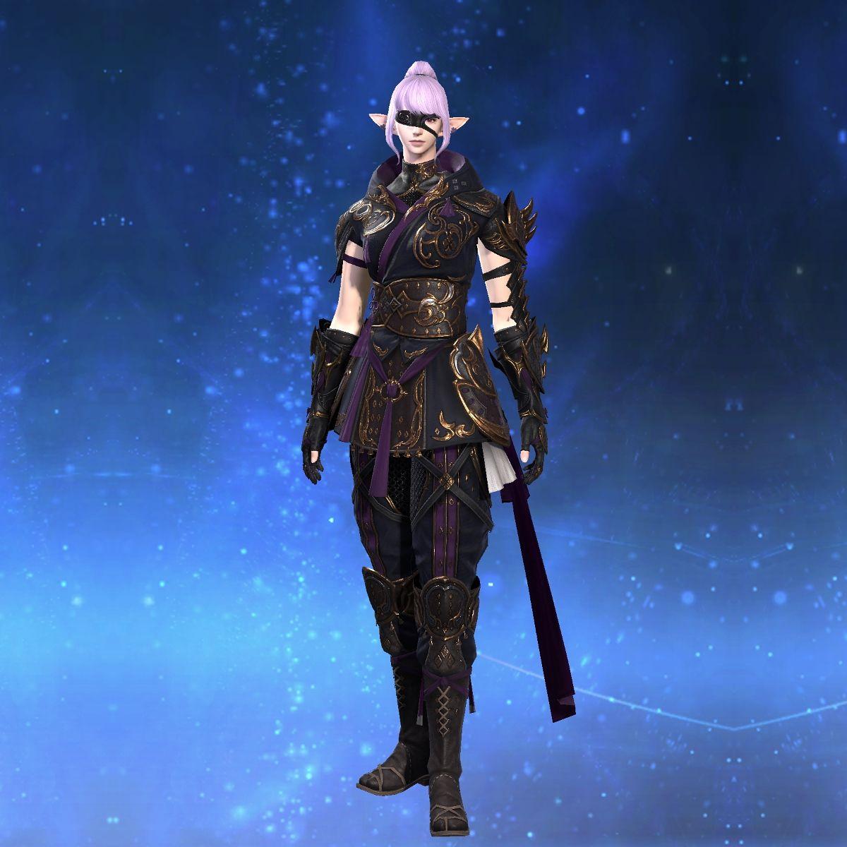 百地装束's gearset image female model.