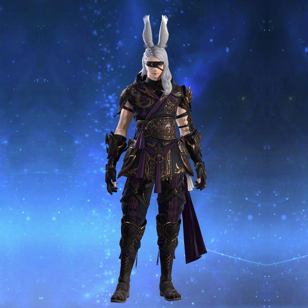 百地装束's gearset image male model.
